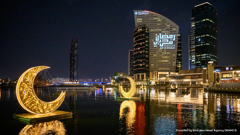 IMAGINE light show at Festival City Mall – A budget-friendly Eid Celebration Spot in UAE.
