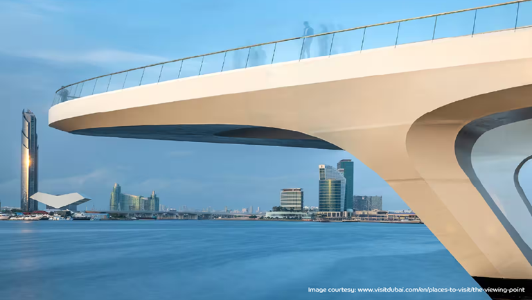 The Viewing Point at Dubai Creek – A budget-friendly Eid celebration spot in UAE.