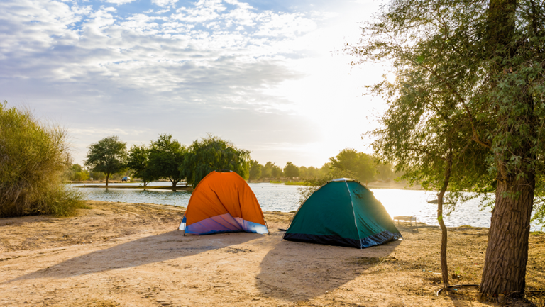 Al Qudra Lake Camping – A budget-friendly Eid Celebration Spot in UAE.